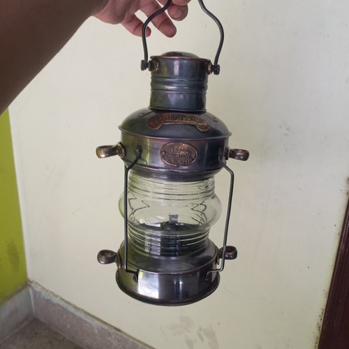 Ancienne lampe pétrole - lampe, à