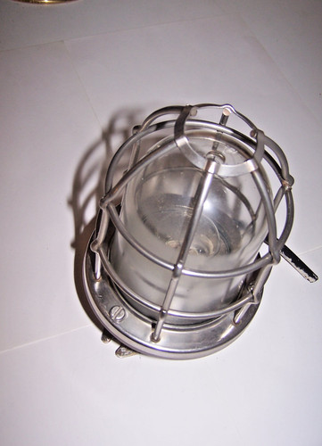 Ancienne lampe bateau dhr - lampe,