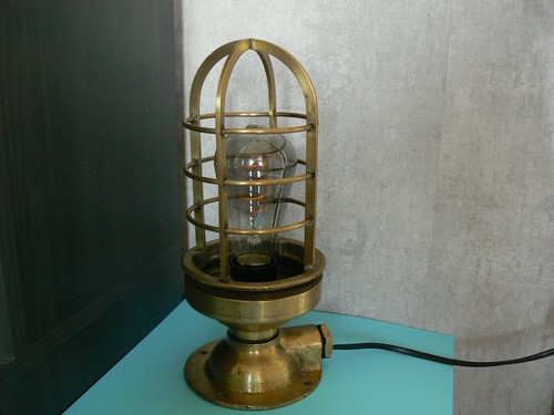 Lampe bateau bronze - lampe,