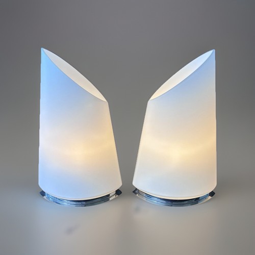 Paire lampes vintage - , verre